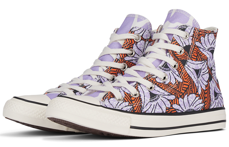 Женские кеды Converse (фиолетовые) — фото 3