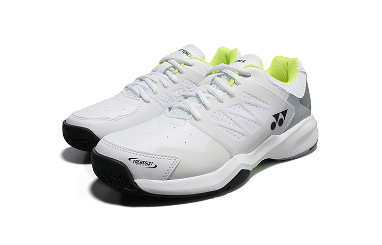 YONEX Lu Slip Resistant Abrasion Resistant Low top Tennis Shoes Unisex White Lime