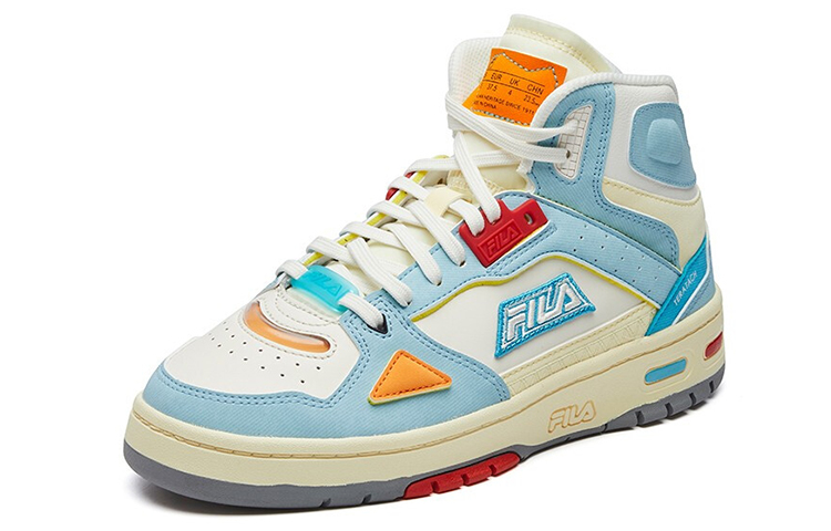 FILA FUSION Teratach Basketball Shoes Textile, Synthetic Leather Mid top Vintage Basketball Shoes Women’s