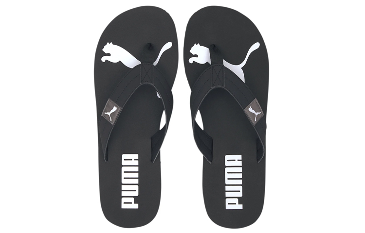 PUMA Cosy Flip Sandals 'Black'