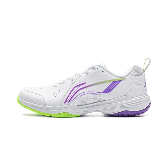 Li Ning Flying Eagle Breathable And Lightweight Low top Badminton Shoes Unisex Standard White