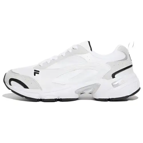 FILA Taurus V3 Synthetic Leather Comfortable And Breathable Low top Chunky Sneakers Unisex White