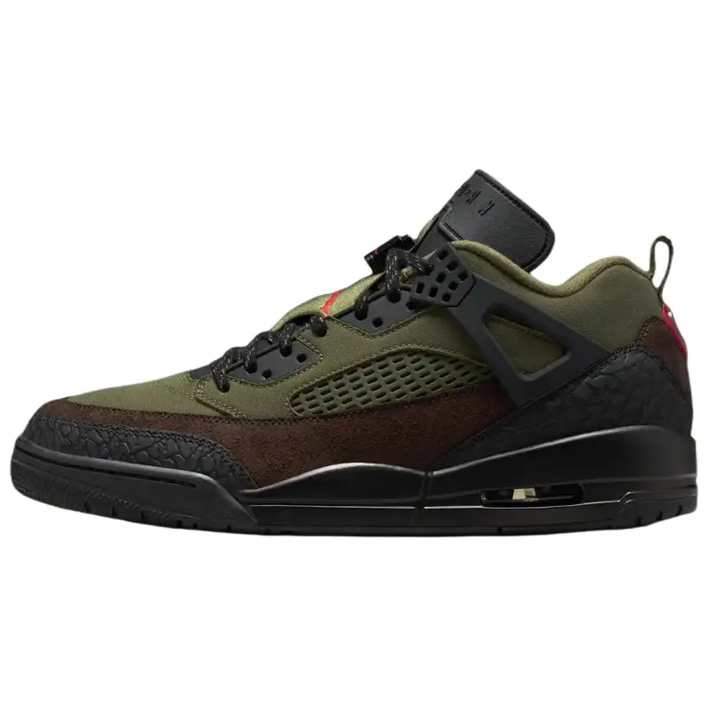 Jordan Spizike Low top Vintage Basketball Shoes Unisex Green Black