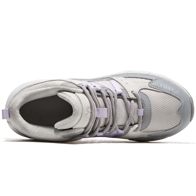 CAMEL Dragon Fleece Lined, Versatile Comfortable Slip Resistant Abrasion Resistant High top Outdoor Shoes Women’s