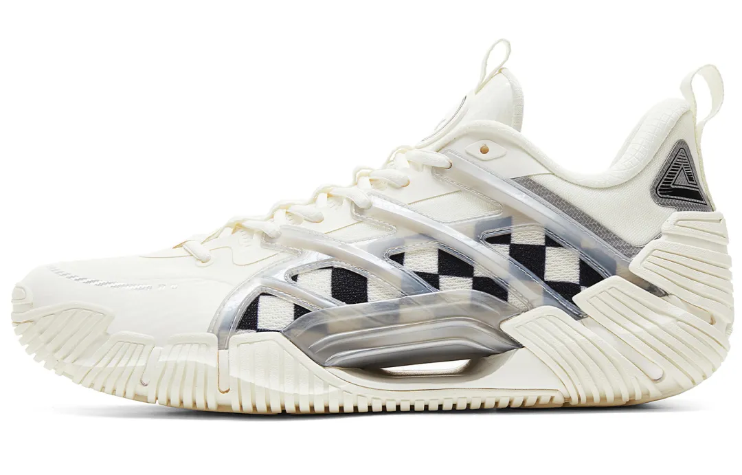 PEAK Yanwu 2 Low top Performance Basketball Shoes Men's Ivory