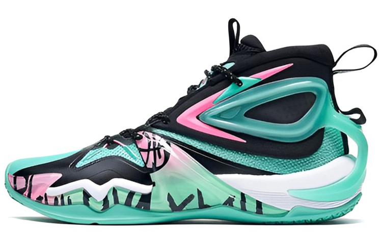 XTEP Fierce Battle 1.0 Cushioning Slip Resistant Abrasion Resistant Mid top Performance Basketball Shoes Men’s