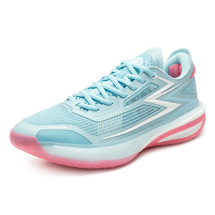 361° Speed BB Low top Basketball Shoes Men’s Blue Pink Mismatched