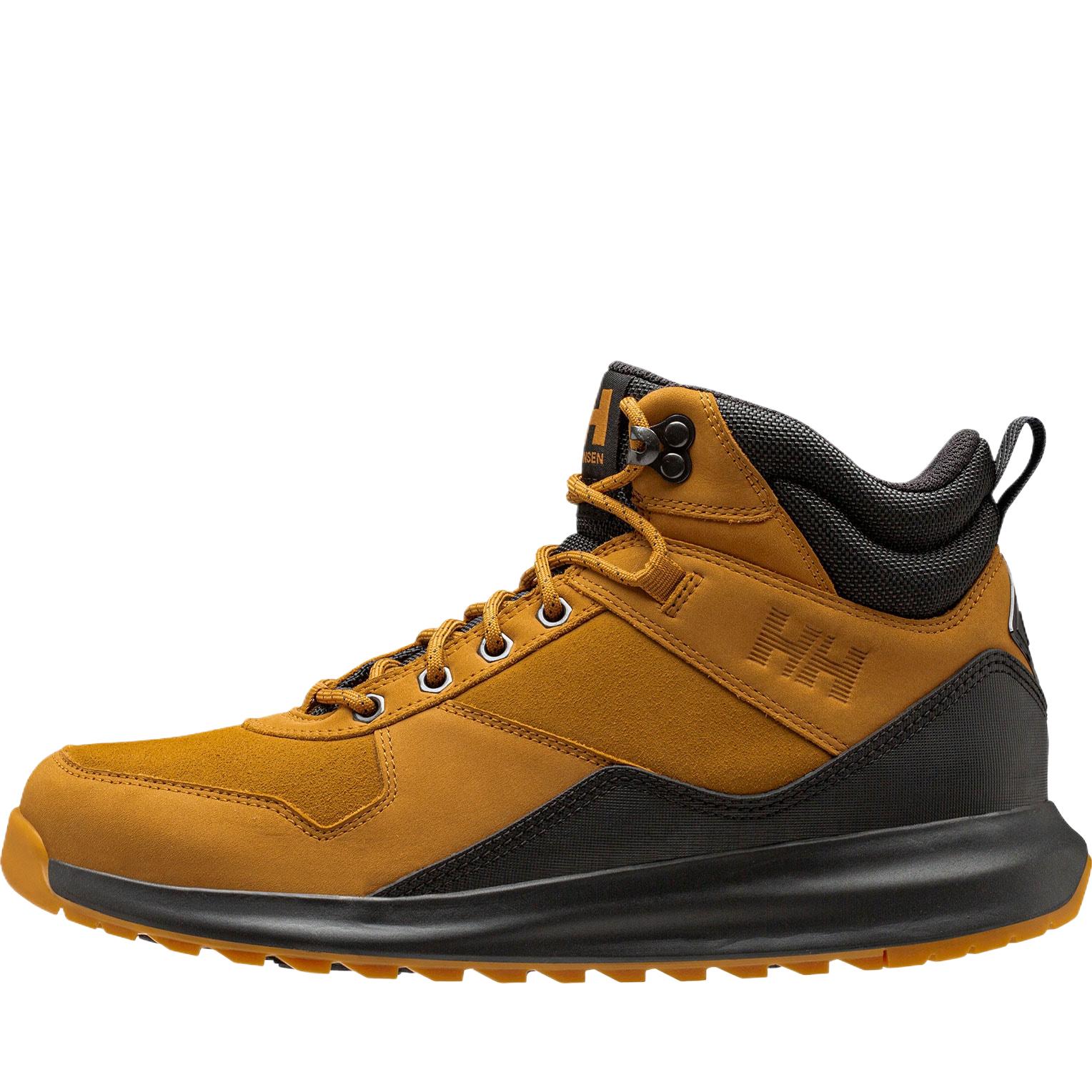 HELLY HANSEN Leather Fashion Trend Knee high Boots Low Heel < 3cm Men's Yellow