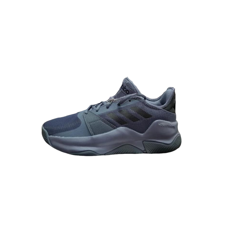 Adidas Streetflow Slip Resistant Abrasion Resistant Low top Basketball Shoes Men's Blue