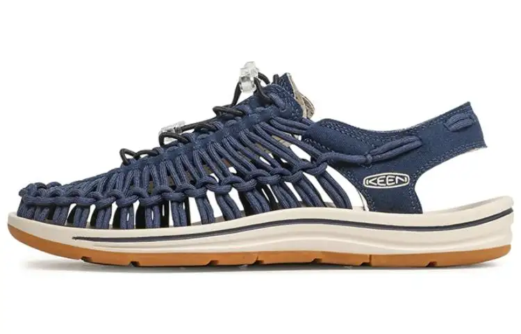 Keen Uneek Comfortable Beach Sandals Men's Marine Blue