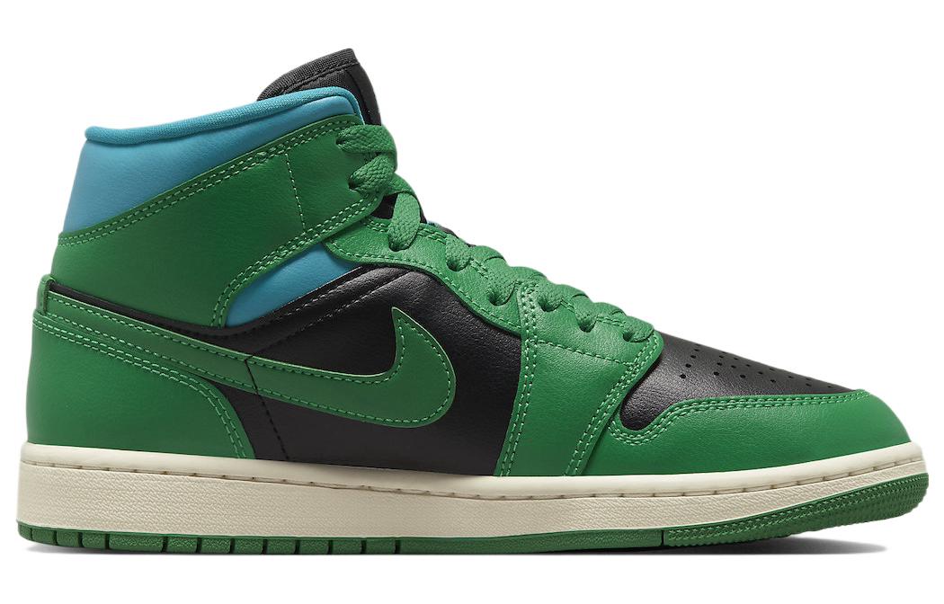 Jordan 1 Mid Lucky Green Aquatone Women’s