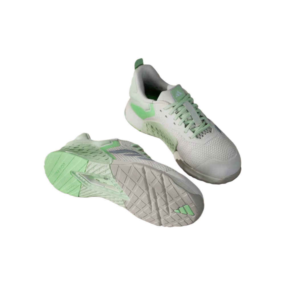 Dropset Wmns Adidas 3 ‘Halo Silver Semi Green Spark’