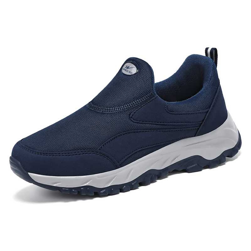DOUBLE STAR 88 Elderly Men’s Spring Autumn Slip on Soft Sole Odor Resistant Middle Aged Walking Old Beijing Cloth Shoes