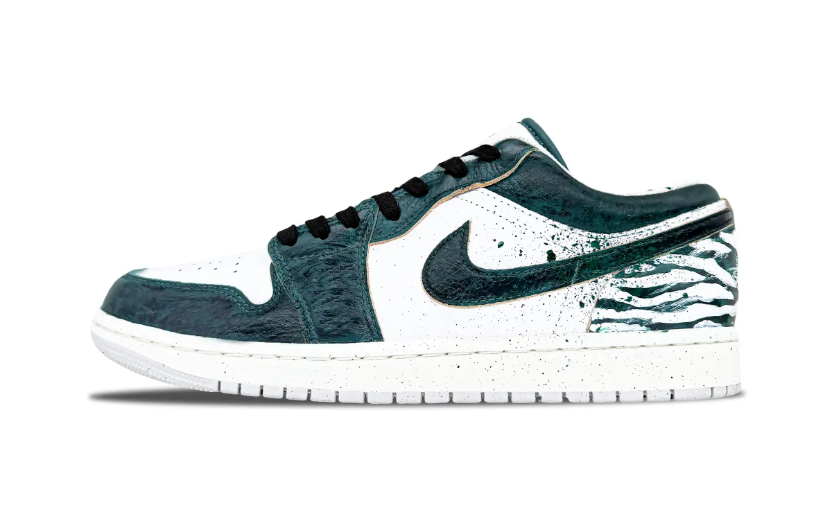 Jordan Air Jordan 1 Low top Vintage Basketball Shoes Men's Jasper