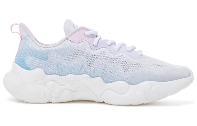 Erke Cushioning Abrasion Resistant Cushioning, Wear Resistant Low top Training Shoes Women’s White Purple