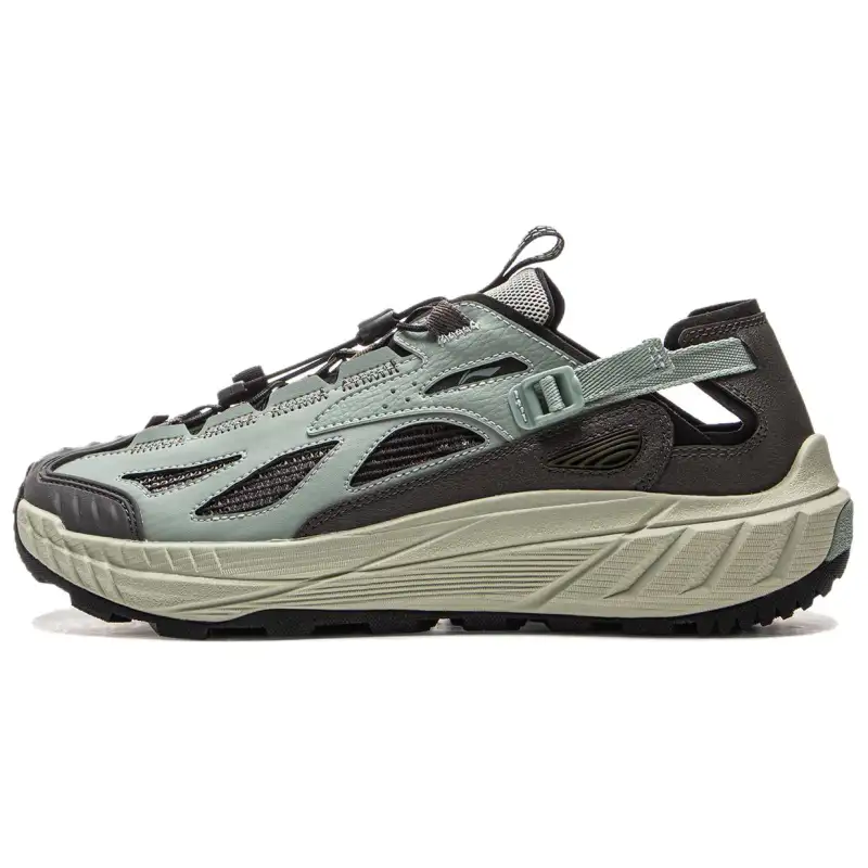 Li Ning Outdoor CF Tracing Breathable And Wear resistant River Trekking Shoes Men's Gray Green