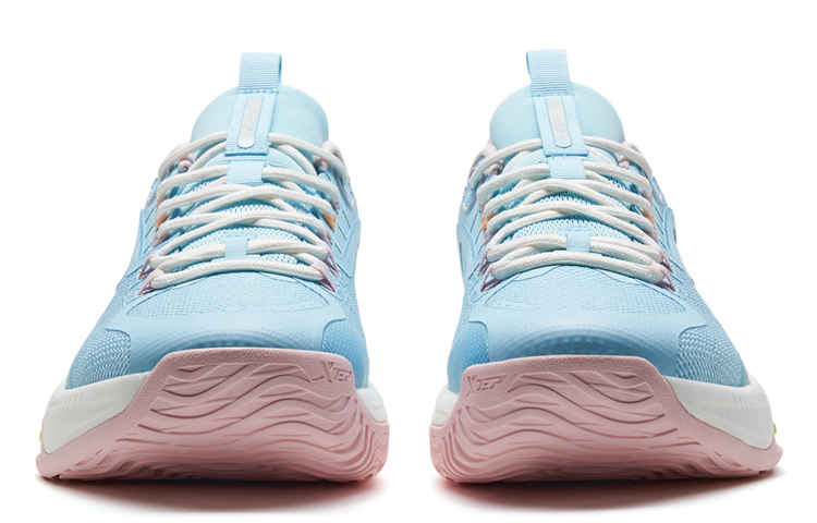 XTEP Fengchi 1 V2 Low top Basketball Shoes Men’s Blue Pink