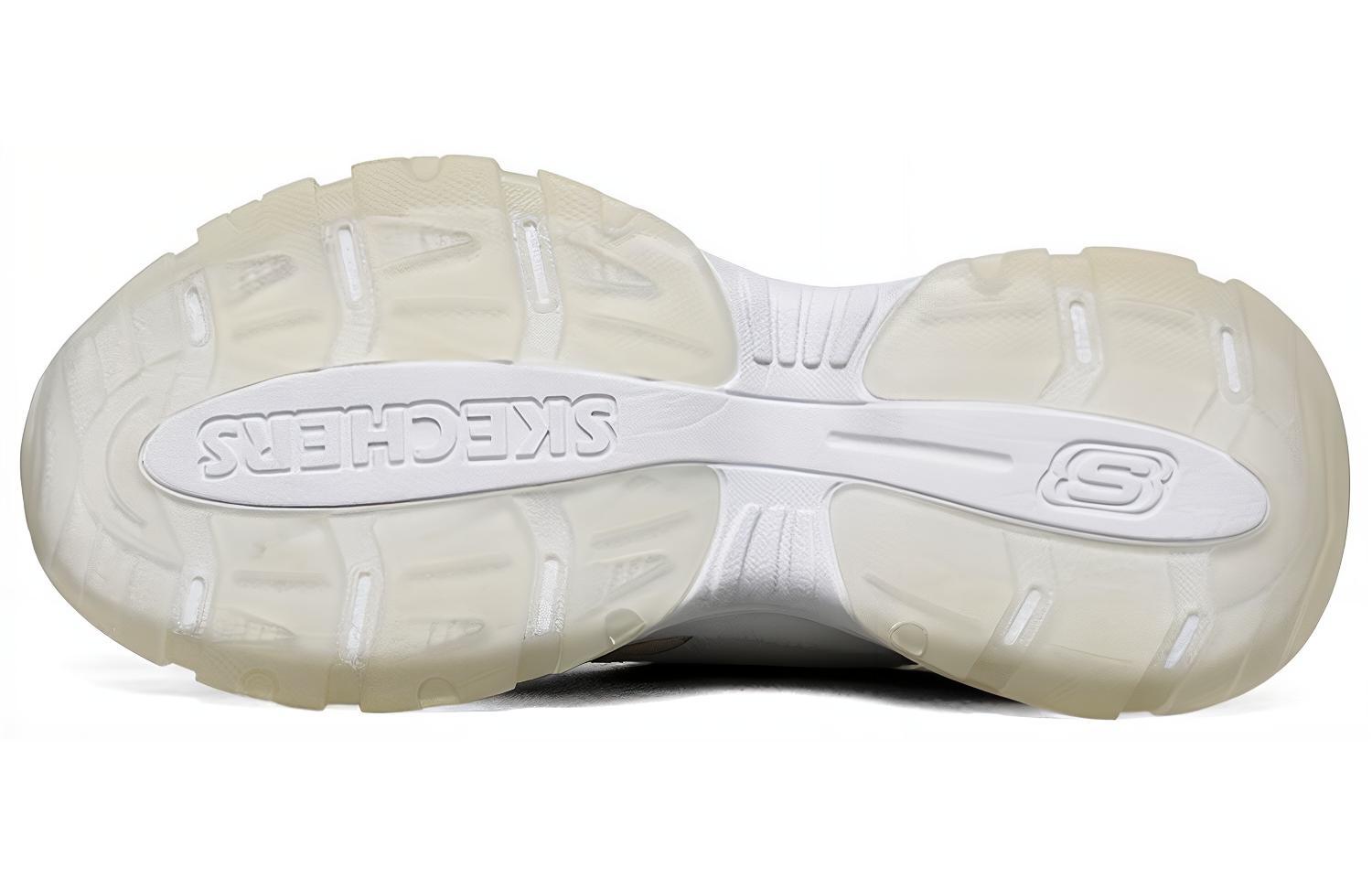 Женские кроссовки Skechers Kozmiks (желто-белые) — фото 5
