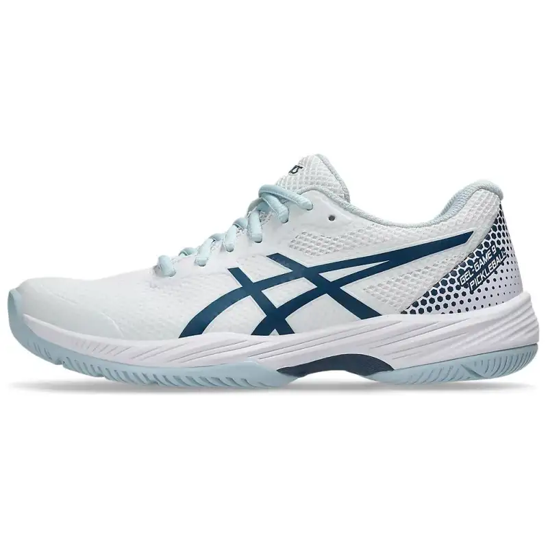 ASICS Gel Game 9 Pickleball White Vintage Indigo Women's