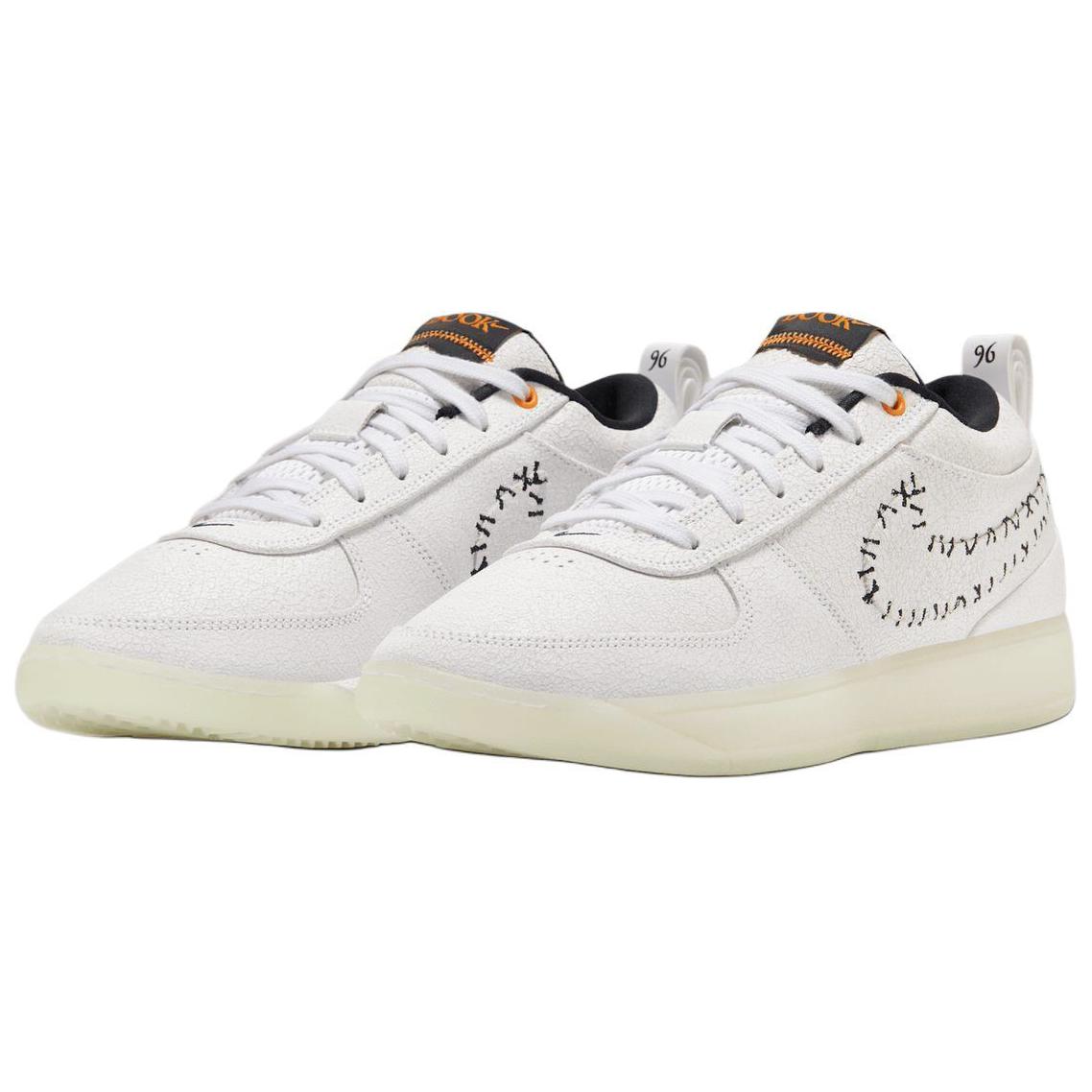 Nike Book 1 Slip Resistant Abrasion Resistant Low top Basketball Shoes Unisex White