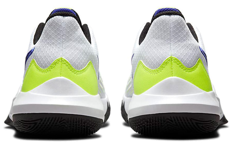 Мужские кроссовки Nike Precision 5 (белый / черный / зеленый) — Белый / чёрный / зелёный — фото 5