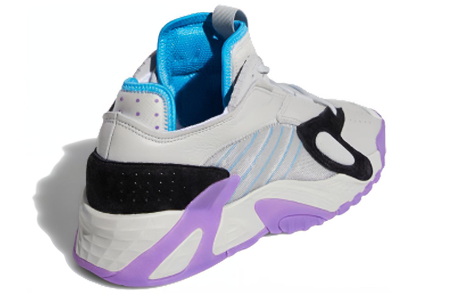 Кроссовки adidas Streetball (сине-серо-фиолетовые) — фото 3