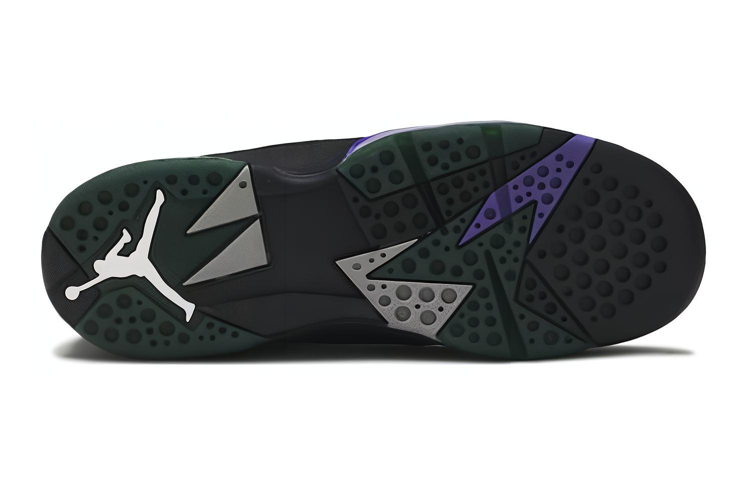 Женские кроссовки Jordan Air Jordan 7 Ray Allen Ray Allen (черно-фиолетовый) — фото 5
