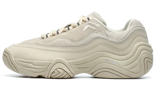 FILA FUSION HERITAGE BASKETBALL Handle Low top Vintage Basketball Shoes Men's Ecru