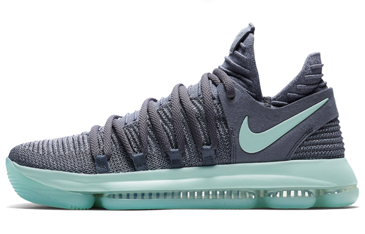 Nike KD 10 Zoom EP Comfortable and versatile practical shock absorption and anti-slip low top basketball shoes men's mint green domestic version