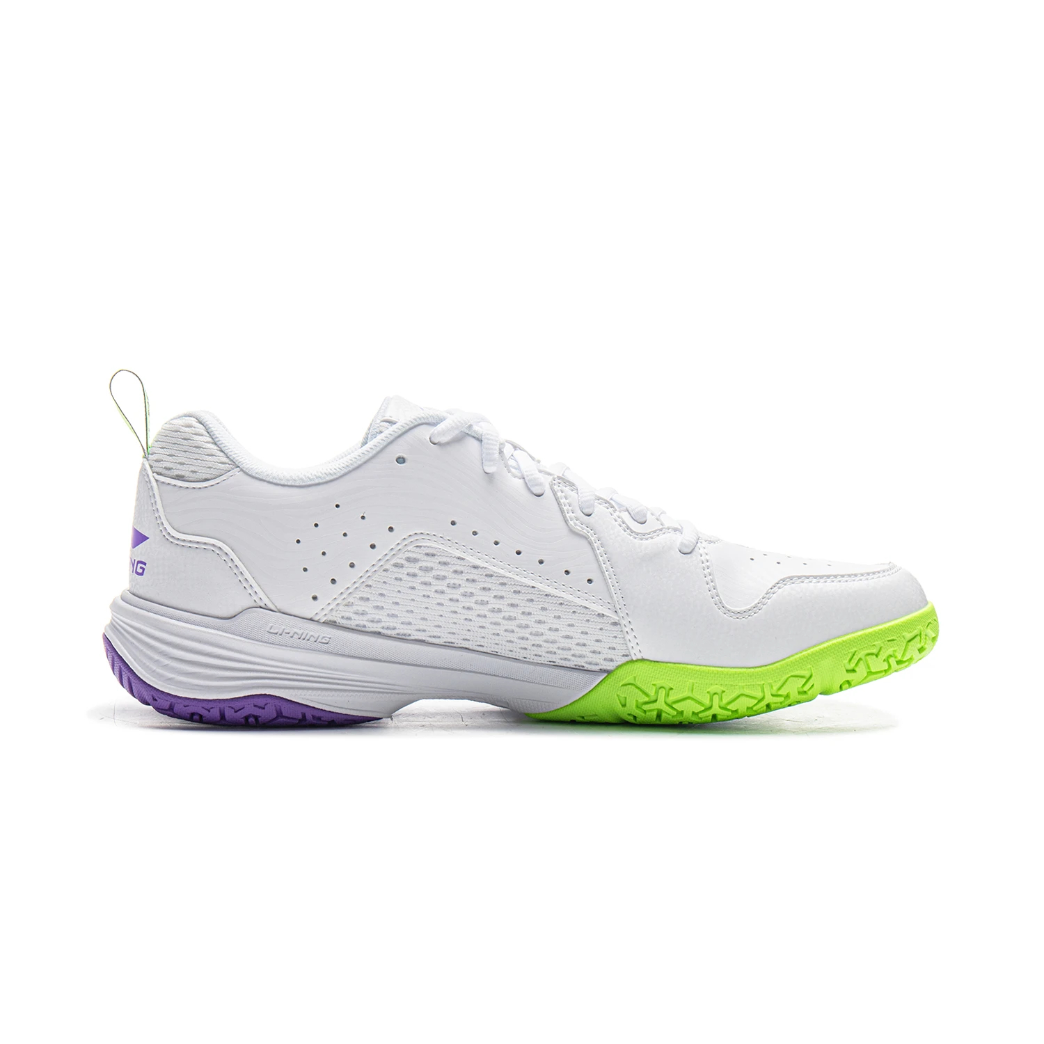 Li Ning Flying Eagle Breathable And Lightweight Low top Badminton Shoes Unisex Standard White