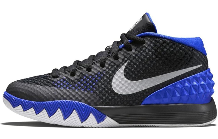 Мужские кроссовки Nike Kyrie 1 Duke Brotherhood (черно-синие) — 蓝/黑/深灰/金属银 — фото 1