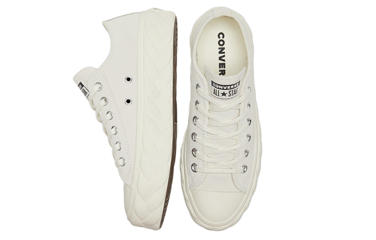Женские кеды Converse Chuck Taylor All Star Lift (светло-серые) — Светло-белыйсерый — фото 4