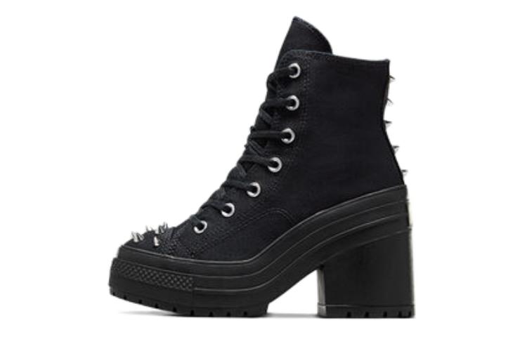 Chuck 70 De Luxe Heel Wmns Converse Platform High 'Studded - Black' Women's