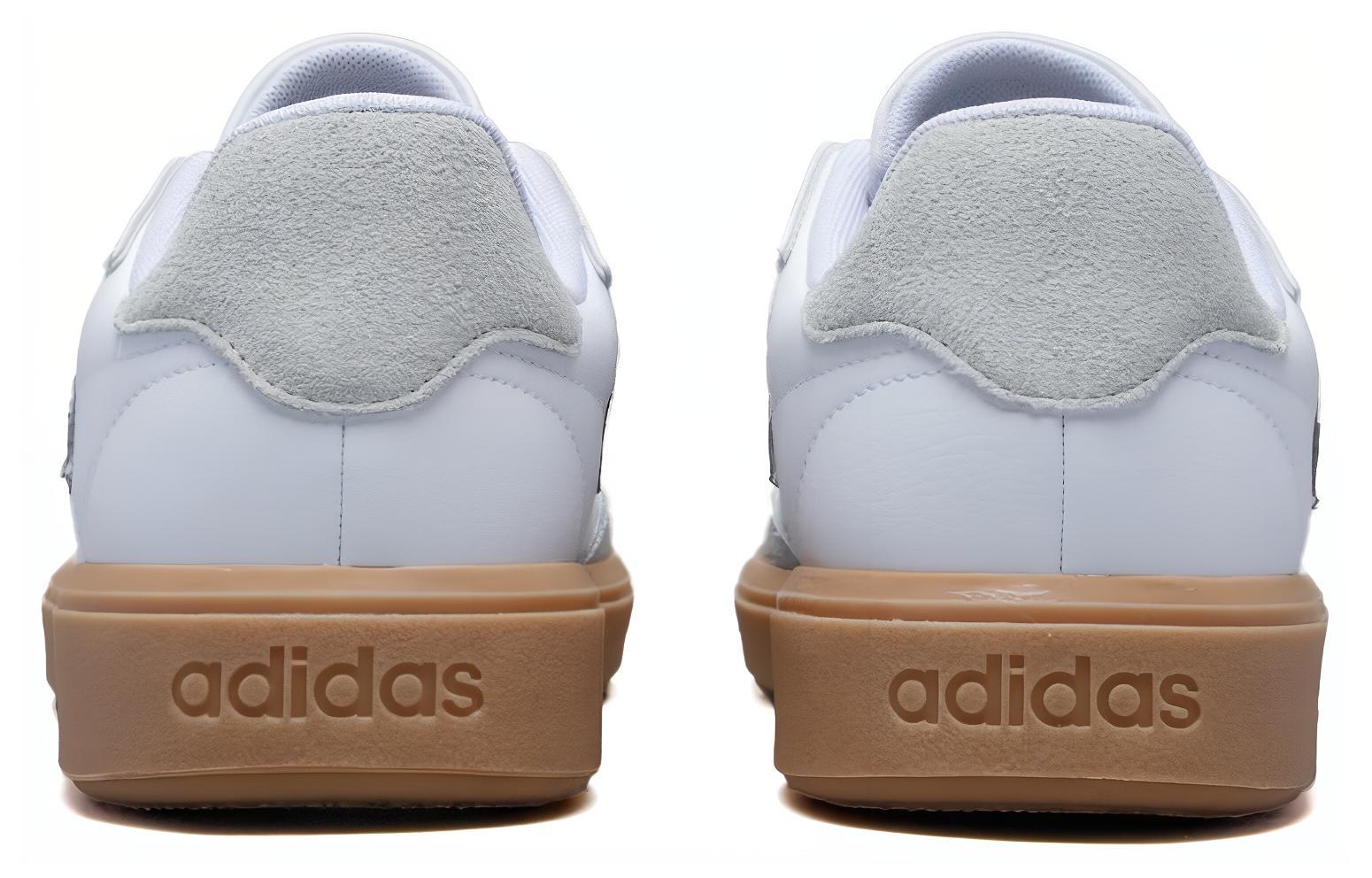 Adidas COURTBLOCK Comfortable Abrasion Resistant Breathable Low top Tennis Shoes Men's White Green