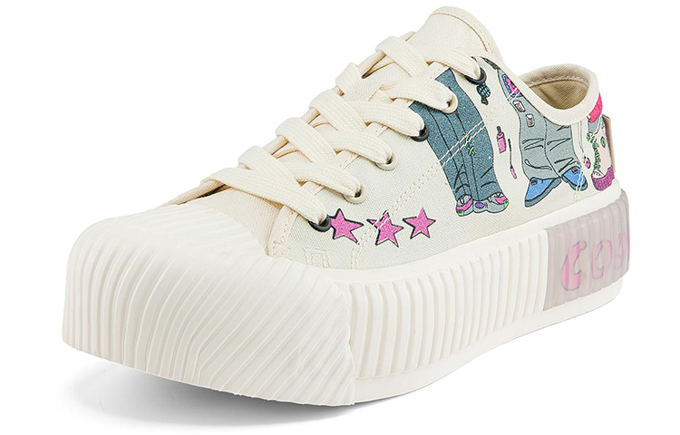 Kappa Player Collection Zhao Diyu Collaboration Casual Wear resistant And Lightweight Low top Canvas Shoes Women's