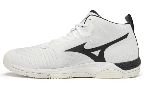 Mizuno Wave Super Sonic 2 Mid 'White Black'