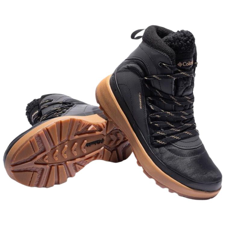 Columbia Red Hills OMNI HEAT Slip Resistant Abrasion Resistant High top Hiking Shoes Women’s Black