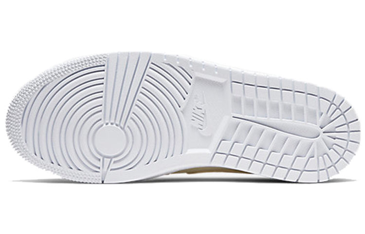 Женские кроссовки Jordan Air Jordan 1 Mid (желтый) — фото 5