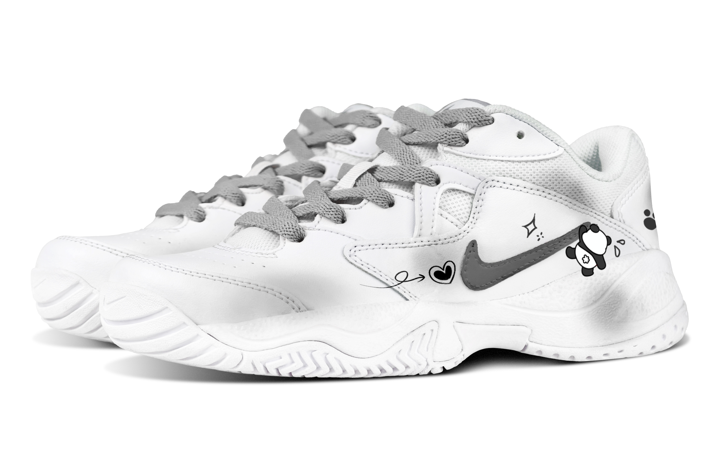 Nike Court Lite 2 Climbing Bear Textile, Synthetic Leather Abrasion Resistant Abrasion Resistant Low top Tennis Shoes