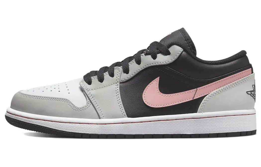 Jordan 1 Low Black Grey Pink