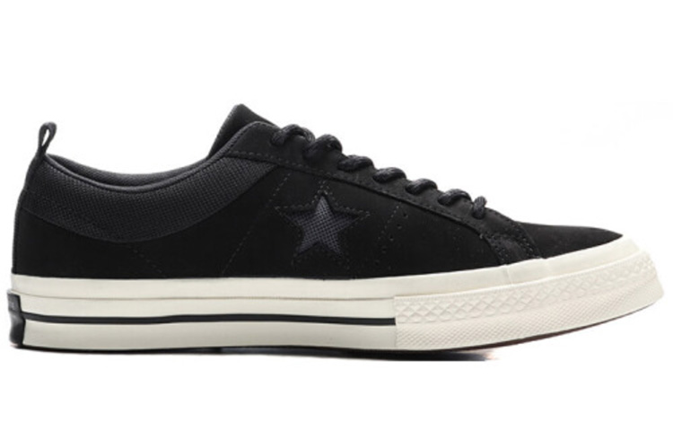 Кеды Converse One Star (серо-черные) — фото 2