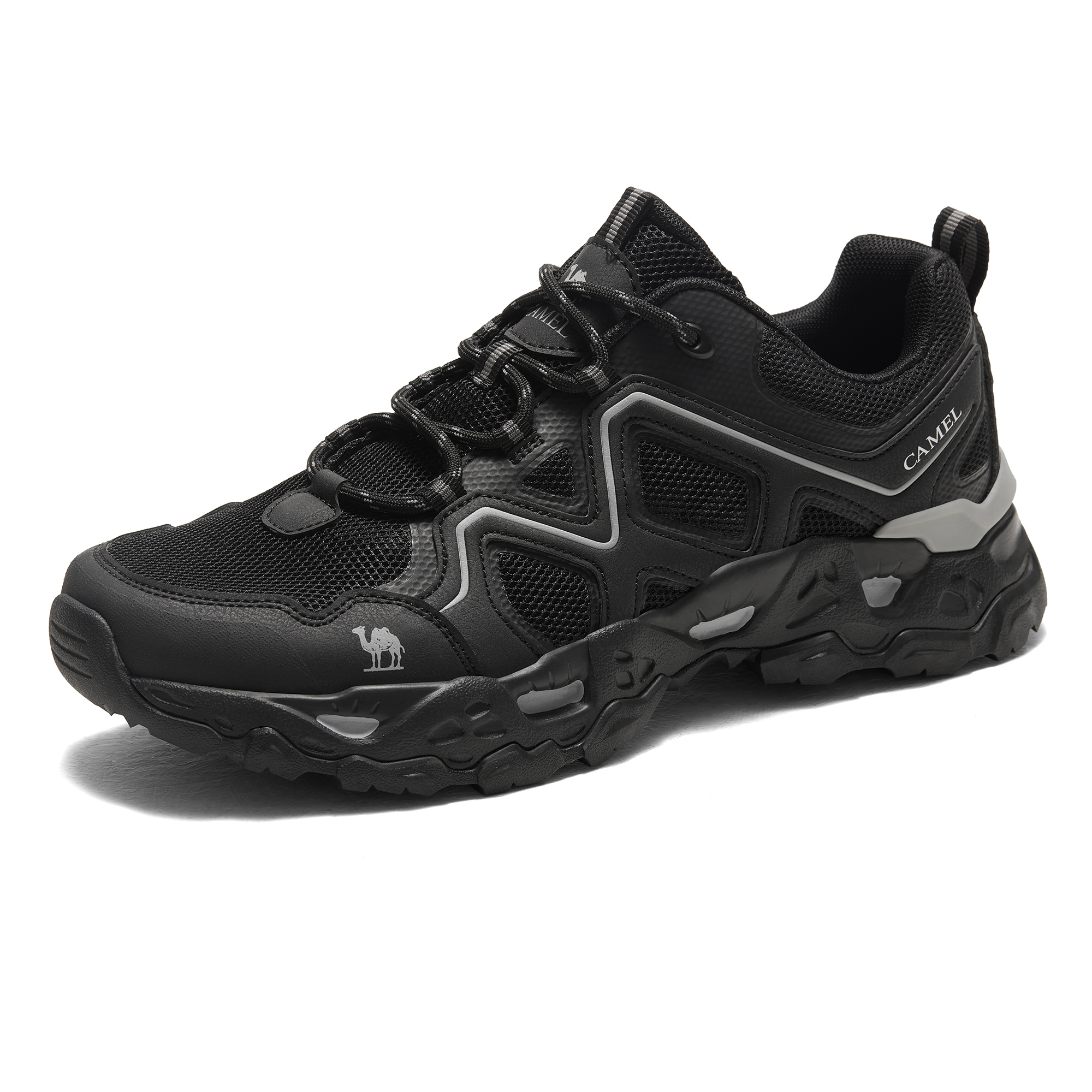 CAMEL Cushioning Slip Resistant Abrasion Resistant Breathable Low top Mountaineering Shoes Men’s