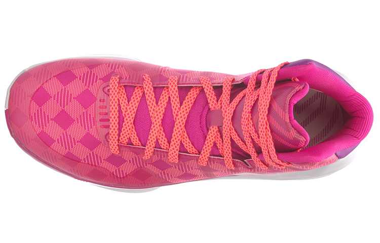 Li Ning Speed 3 High top Basketball Shoes Unisex Pink Purple