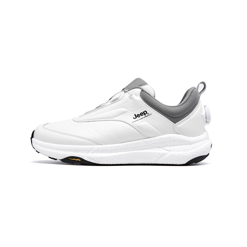 Jeep Athletic Shoes Low top Mountaineering Hiking Shoes Men’s Ivory White