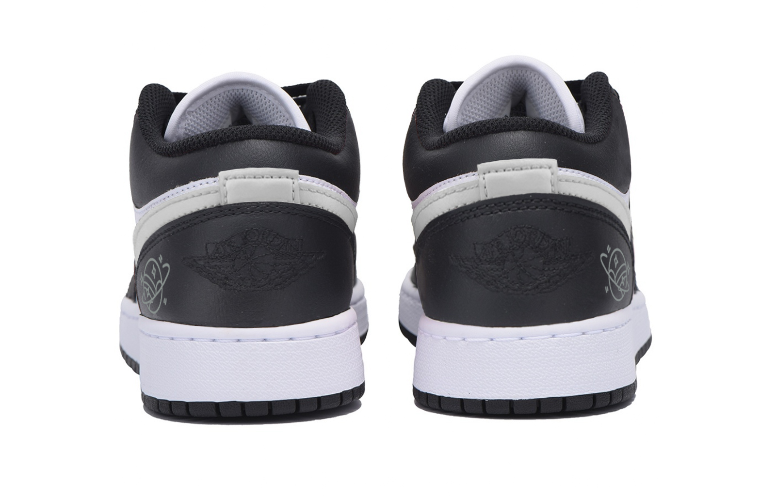 Jordan Air Jordan 1 Abrasion Resistant Slip Resistant Low top Vintage Basketball Shoes Men’s Black