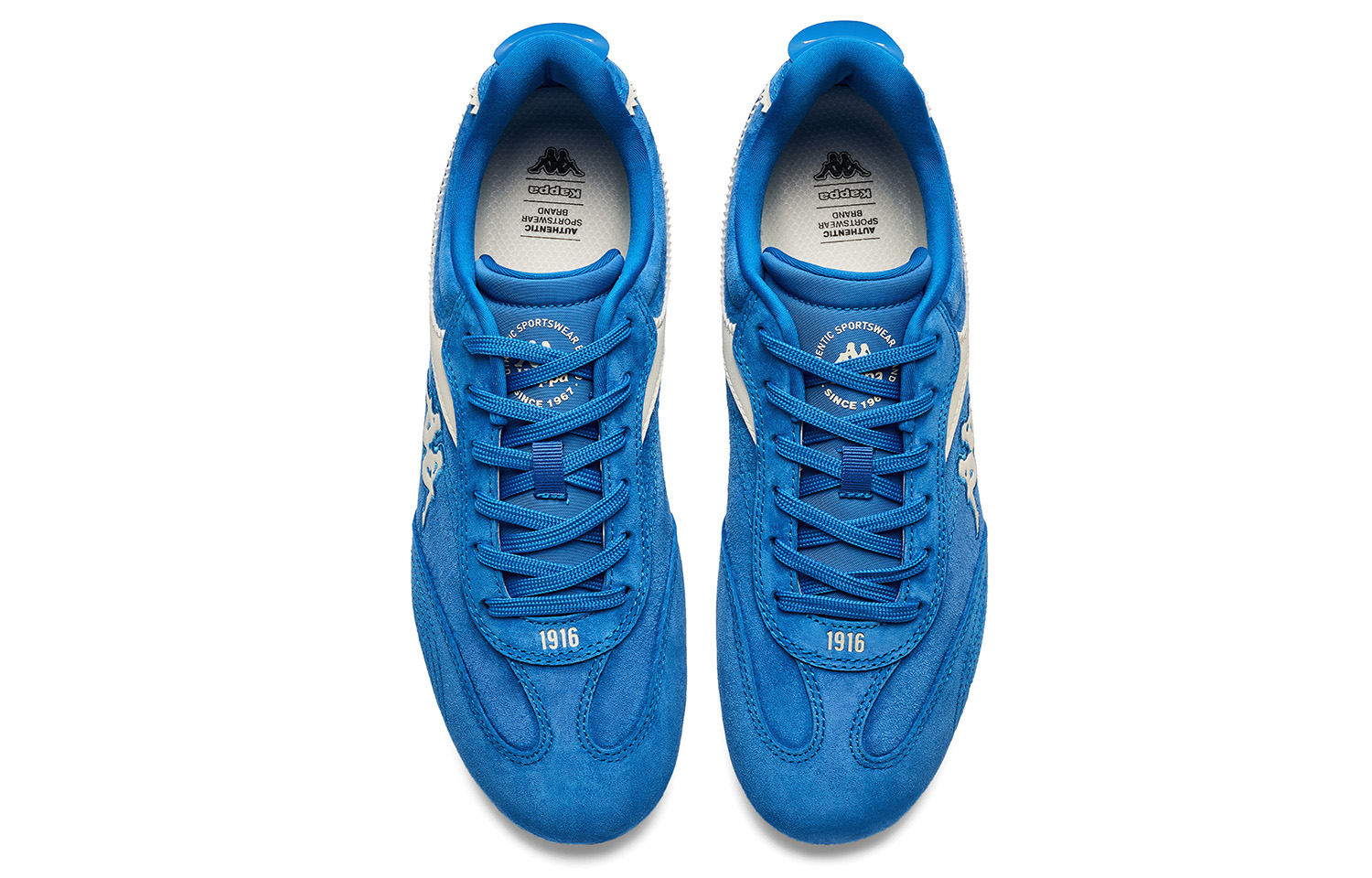 Kappa Back to Back Lightweight Low top Racing Shoes Unisex Blue White