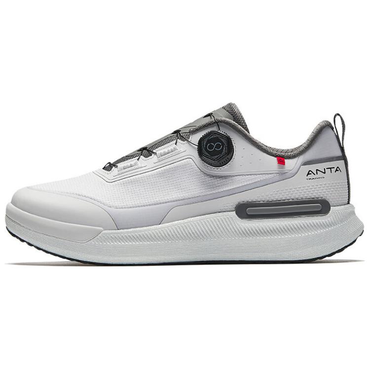 Anta Wanli Slip Resistant And Abrasion Resistant Coverage Low top Training Shoes Men’s Sand Grain Gray