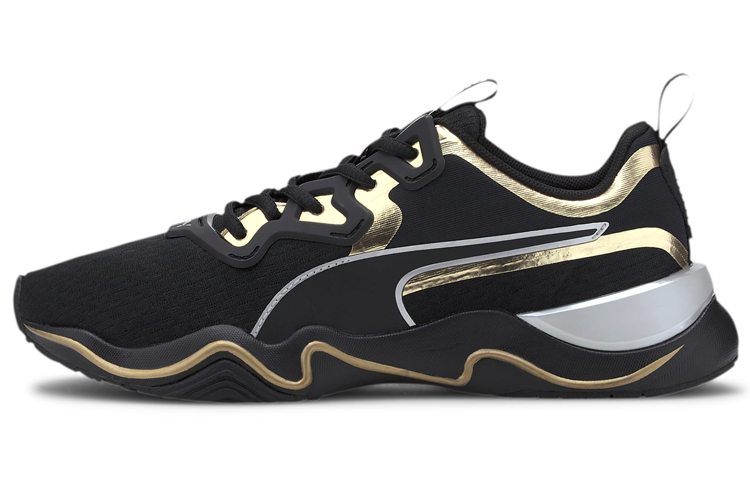 Женские кроссовки PUMA Zone XT Metal (черно-золотой) — фото 1
