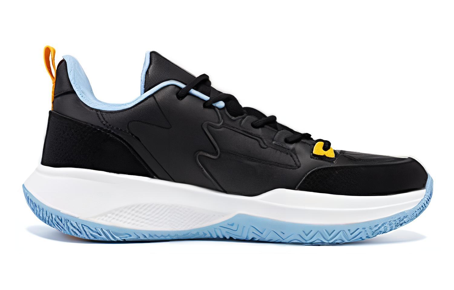 361° Cushioning, Wear Resistant Low top Basketball Shoes Men’s Black Blue
