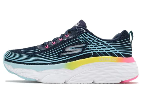 Skechers Max Cushioning Fabric Low top Training Shoes Women's Blue